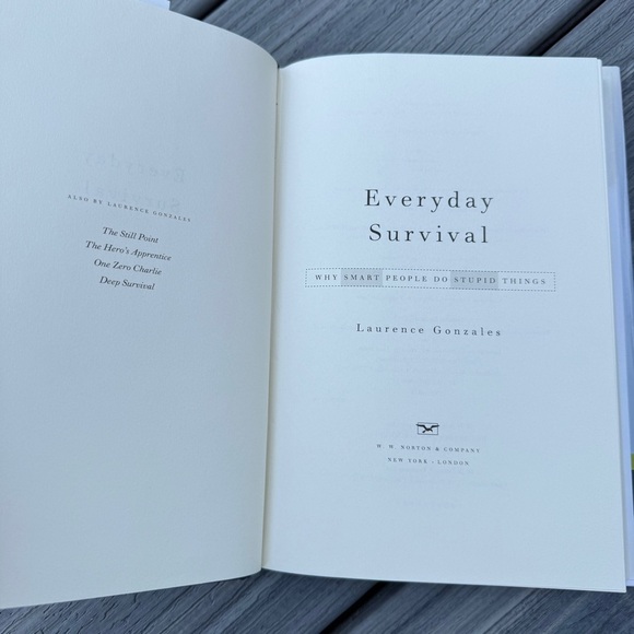 Everyday Survival Hardcover Book by Laurence Gonzales - Picture 16 of 17